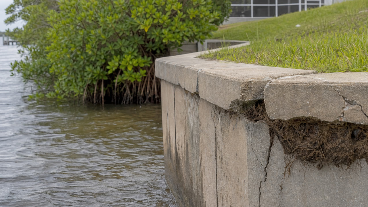 Punta Gorda Seawall Repair Local Property Conditions near Punta Gorda